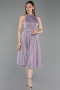 Partykleid Midi Lila ABK2638