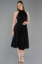 Partykleid Midi Schwarz ABK2638