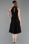 Partykleid Midi Schwarz ABK2638