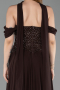 Abendkleid Lang Chiffon Braun ABU6221