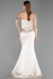 Abendkleid im Meerjungfrau-Stil Satin Lang ABU6109