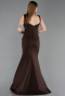 Abendkleid Lang Braun ABU6225