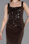 Abendkleid Lang Braun ABU6225