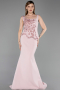 Abendkleid Lang Puder ABU6225
