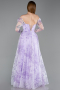 Abendkleid Lang Lila ABU6226