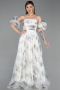 Abendkleid Lang Khaki ABU6228