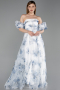 Abendkleid Lang Marineblau ABU6228