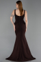 Abendkleid Lang Braun ABU6231