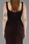 Abendkleid Lang Braun ABU6231