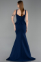 Abendkleid Lang Marineblau ABU6231