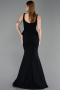 Abendkleid Lang Schwarz ABU6231