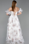 Abendkleid Lang Braun ABU6228