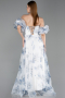 Abendkleid Lang Marineblau ABU6228