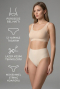 Bauch & Taille Formendes Korsett Hautfarben EM2806