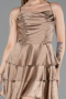 Partykleid Kurz Satin Kupfer ABK2640