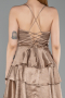 Partykleid Kurz Satin Kupfer ABK2640