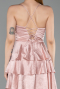 Partykleid Kurz Satin Puder ABK2640