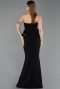Abendkleid Lang Schwarz ABU6239