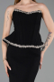 Abendkleid Lang Schwarz ABU6239