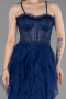 Abendkleid Lang Marineblau ABU6245