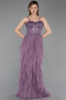 Abendkleid Lang Lavendel ABU6245