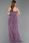 Abendkleid Lang Lavendel ABU6245