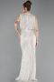 Nerzbraun Abendkleid Schuppig Lang ABU2752
