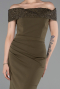 Abendkleid Lang Khaki ABU6217