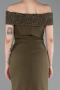 Abendkleid Lang Khaki ABU6217