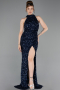 Abendkleid Schuppig Lang ABU5135