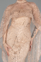 Abendkleid Lang Perlenbesetzt Gold ABU6220