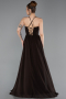 Abschlusskleid Lang Chiffon Braun ABU6223