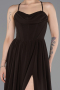 Abschlusskleid Lang Chiffon Braun ABU6223