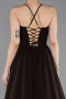 Abschlusskleid Lang Chiffon Braun ABU6223