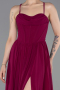 Abschlusskleid Lang Chiffon Pflaume ABU6223