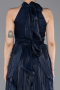 Abschlusskleid Lang Chiffon Marineblau ABU6227