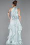 Abschlusskleid Lang Chiffon Minzgrün ABU6227