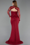 Abendkleid Lang Spitze Weinrot ABU6207