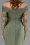 Abendkleid Lang Khaki ABU6273