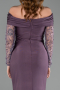 Abendkleid Lang Lavendel ABU6273