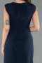 Marineblau Partykleid İn Übergröße Midi ABK2190