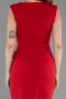 Abendkleid Midi Rot ABK2653