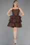 Partykleid Kurz Braun ABK2656