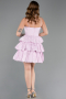 Partykleid Kurz Puder ABK2656