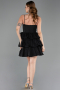 Partykleid Kurz Schwarz ABK2656