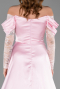 Standesamtkleid Satin Lang ABU5054