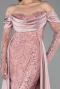 Abendkleid Perlenbesetzt Lang ABU5934