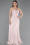 Abendkleid Lang Chiffon Puder ABU6277