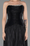 Abendkleid Lang Chiffon Schwarz ABU6277