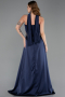 Abendkleid Lang Marineblau ABU6279